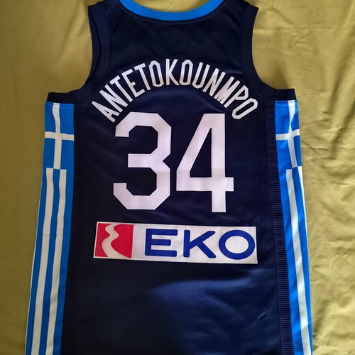 Nike Greece Limited Basketball Jersey Antetokounmpo 34