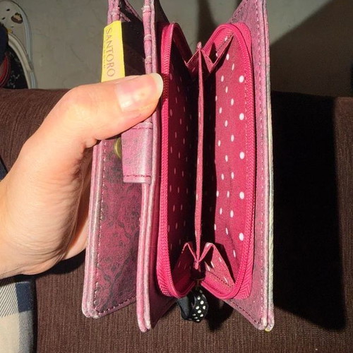 Santoro wallet new, pink