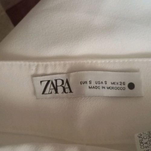 Zara Women's High Waist Pants like new, cream color