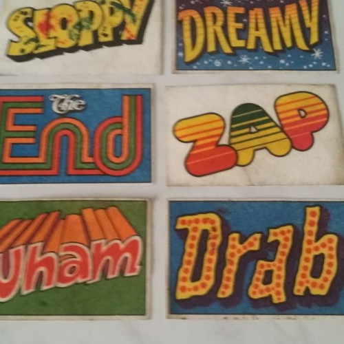 Dandy 1977 iron-on transfers new, collection of 14 pieces