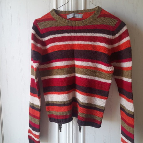 Wool sweater Zara used, colorful, size M 38 10
