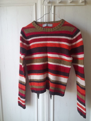 Wool sweater Zara used, colorful, size M 38 10