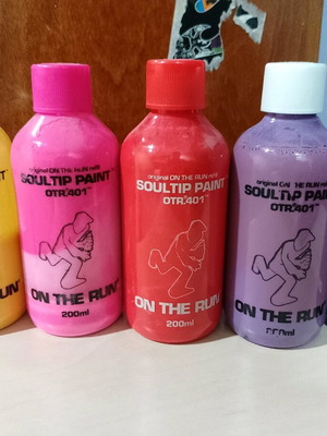 Soultip paint On the run used graffiti ink