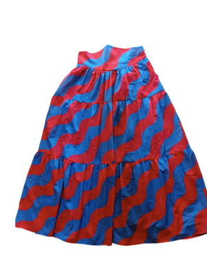 Karavan Clothing Statement maxi φούστα με γεωμετρικό μοτίβο σαν καινούργιο