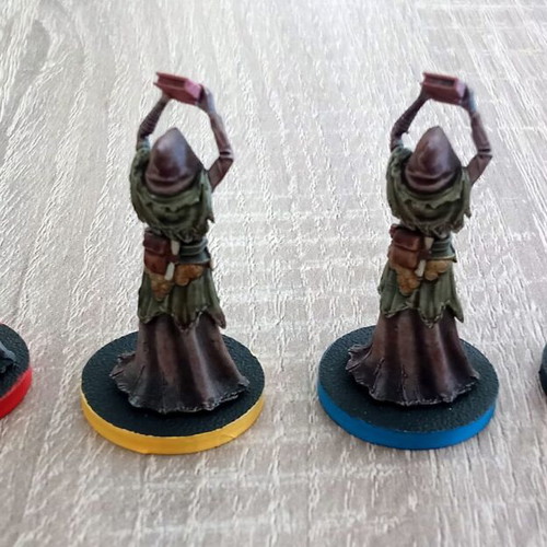 Ancient One Cultists miniatures like new, set of four