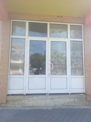 Aluminum door 3x2.80m