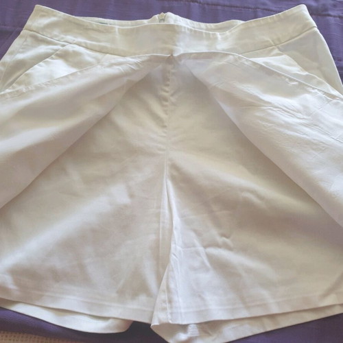 Skirt-shorts new, medium, white color