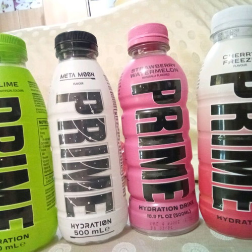 Prime bottles new, pack of 8 decorative