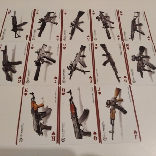 Collectible G&G Armament Plastic Playing Cards like new