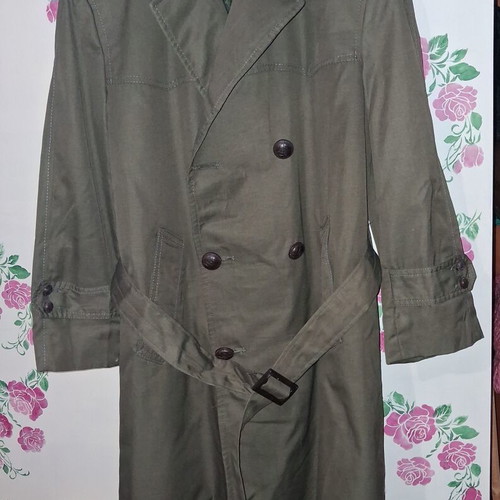 Military Coat waterproof men's size M khaki with lining new