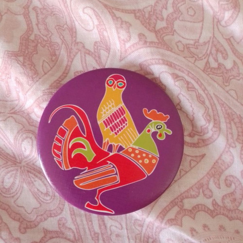Collectible Acropolis badge used, purple shade