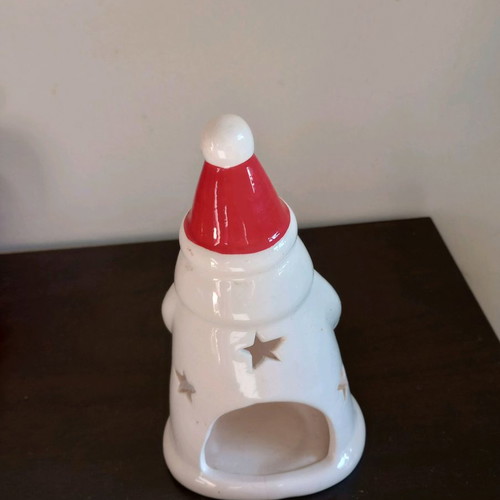 Wooden tealight holder used