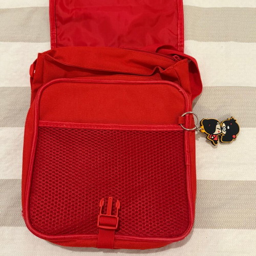 Pucca Funny Lovestory crossbody bag red like new