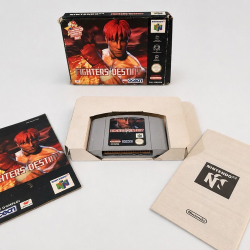 Fighters Destiny Nintendo 64 PAL game with box and manuals