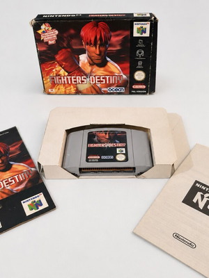 Fighters Destiny Nintendo 64 PAL game with box and manuals