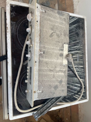 Miele ceramic hob used, heavy wear