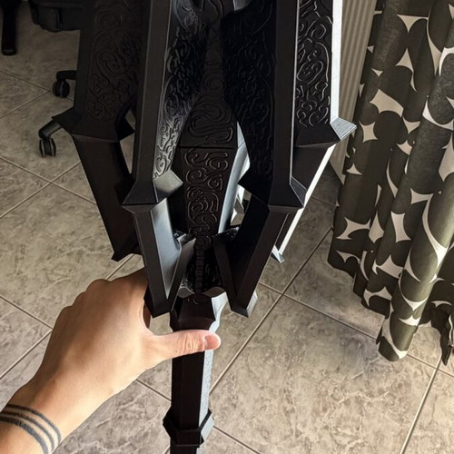 Saurons mace 3D printed, new