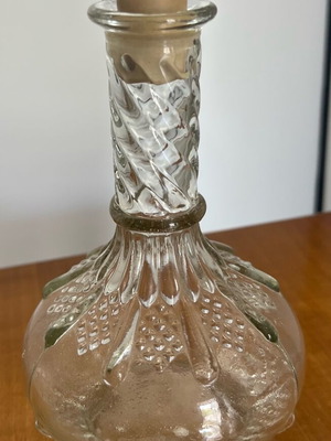 Glass tsikoudia carafe like new