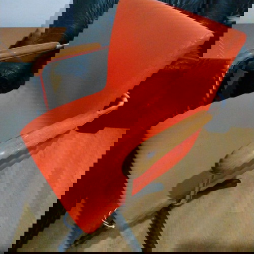 Καρέκλες κομμωτηρίου μεταχειρισμένες, σετ 2 τεμαχίων με δερματίνη