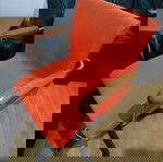 Καρέκλες κομμωτηρίου μεταχειρισμένες, σετ 2 τεμαχίων με δερματίνη