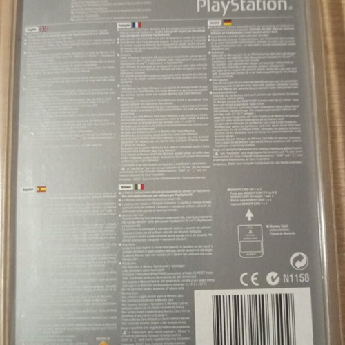 PlayStation Memory Card sealed, new