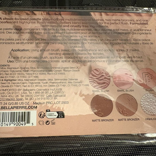 Bellápierre Cosmetics Get Cheeky Palette new, sealed