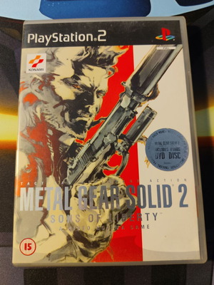 Metal Gear Solid 2 Sons of Liberty PlayStation 2 game like new with bonus DVD