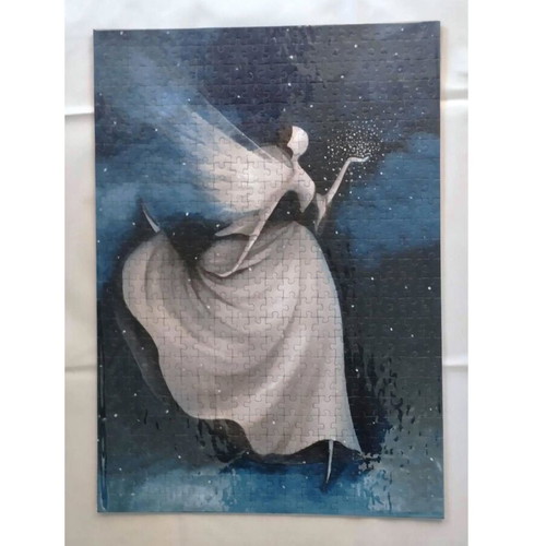 The Night Fairy framed puzzle art like new 35x50cm