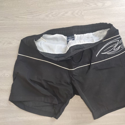 Admiral men's swim shorts black with white design