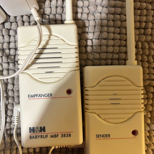 H&H Hartig & Helling 2-Channel Wireless Baby Monitor Like New