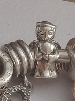 Pandora Charm The Angel of Love silver, like new