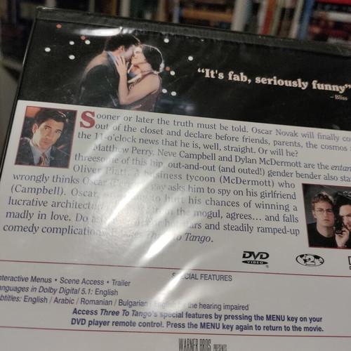 Three to Tango DVD new, comedy romantic with English and Bulgarian subtitles