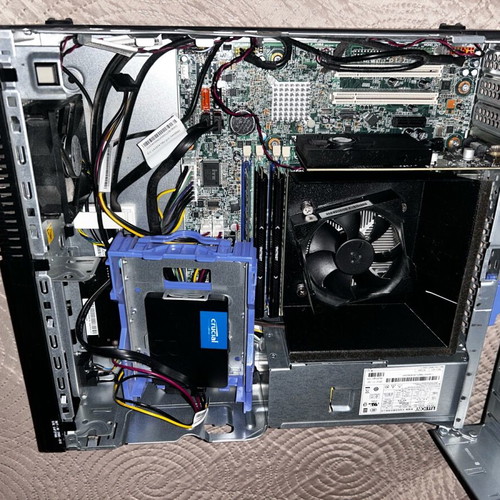 Lenovo desktop computer used with i7 3770, GTX 1030, 24GB RAM, 512GB SSD