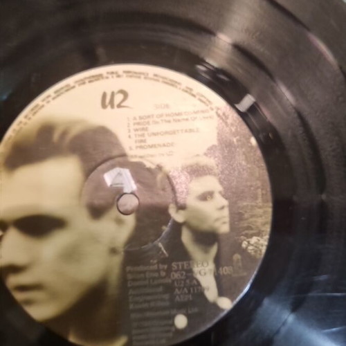 U2 The Unforgettable Fire vinyl used