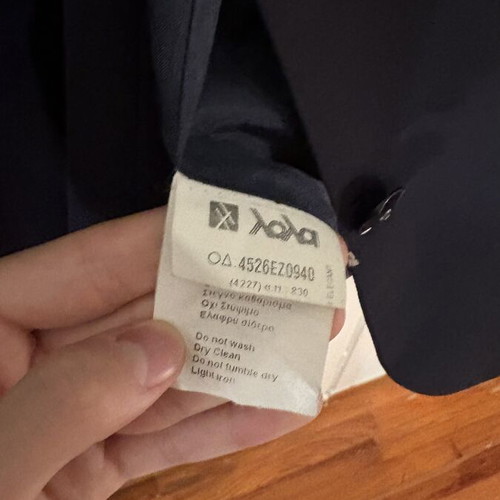Lola luxury suit with skirt like new, black, sizes 52 and 44