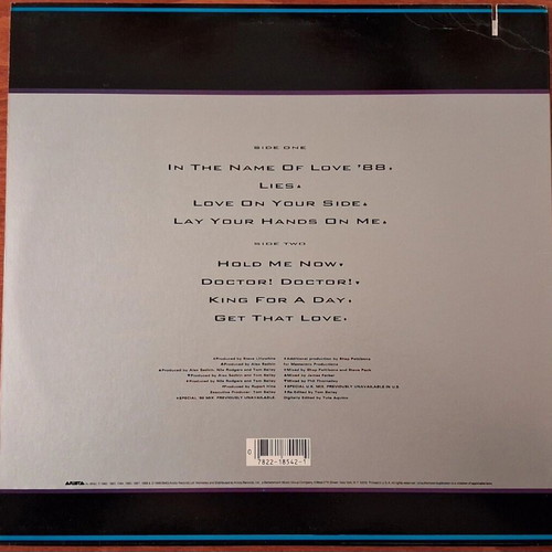 Thompson Twins The Best Of / Greatest Mixes vinyl used, electronic