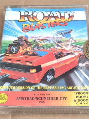 Road Blasters (US Gold) Amstrad Disk like new
