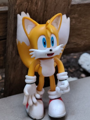 Tails Sonic The Hedgehog action figure used, Jakks Pacific 4"