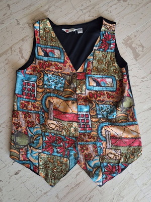 Vintage patchwork vest Phool new, colorful boho style