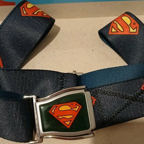 Superman seat belt in like new condition
