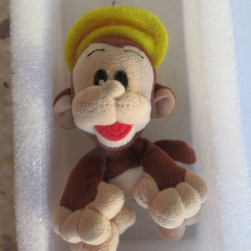 Giocattoli Sicari plush monkey used, height 10cm