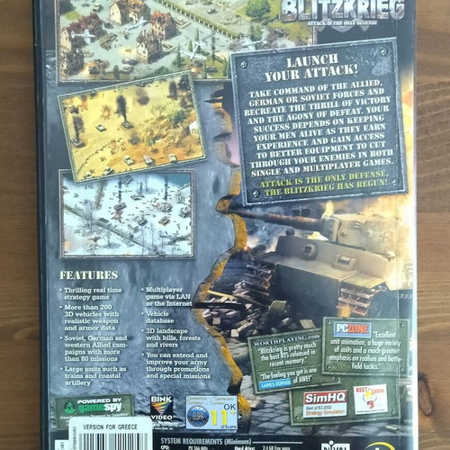 Blitzkrieg PC game used