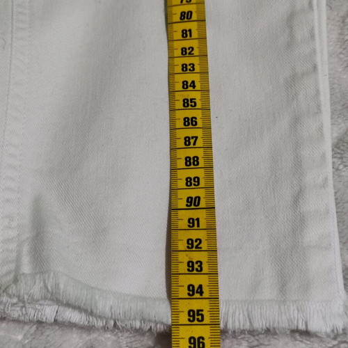 Women's cotton pants like new, white, size S