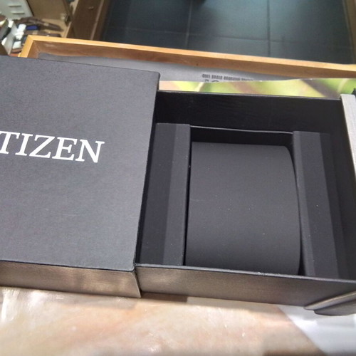 Citizen watch box black original new