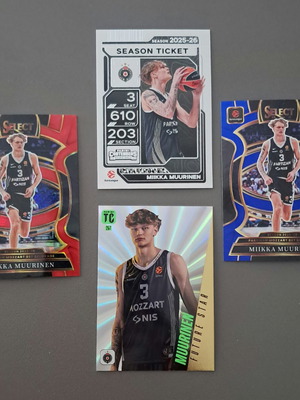 Miikka Muurinen card bundle like new, 2025-26 Panini collections