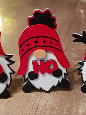 Set of 3 Christmas gnomes new