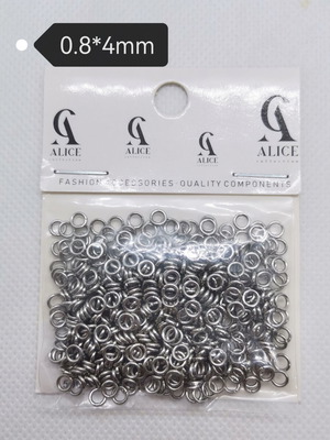 Stainless Steel Open Jump Rings 0.8x4mm Pack of 500 New
