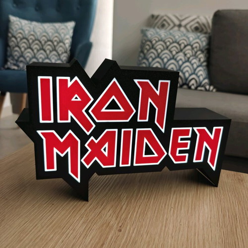 Iron Maiden USB night light like new with switch