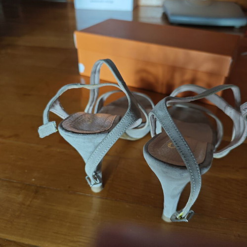 Stefania women's sandals size 37 used, gray