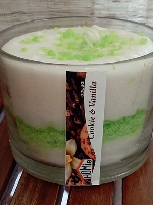 Κερί μεγάλο βάζο βανίλια & lime 220g καινούργιο